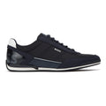 BOSS Saturn Low Flny Mens Dark Blue Trainers