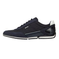 BOSS Saturn Low Flny Mens Dark Blue Trainers