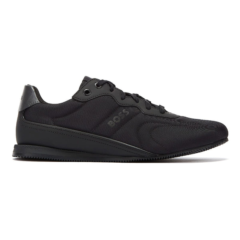 BOSS Rusham Low Nypu Mens Black Trainers