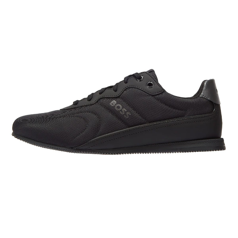 BOSS Rusham Low Nypu Mens Black Trainers