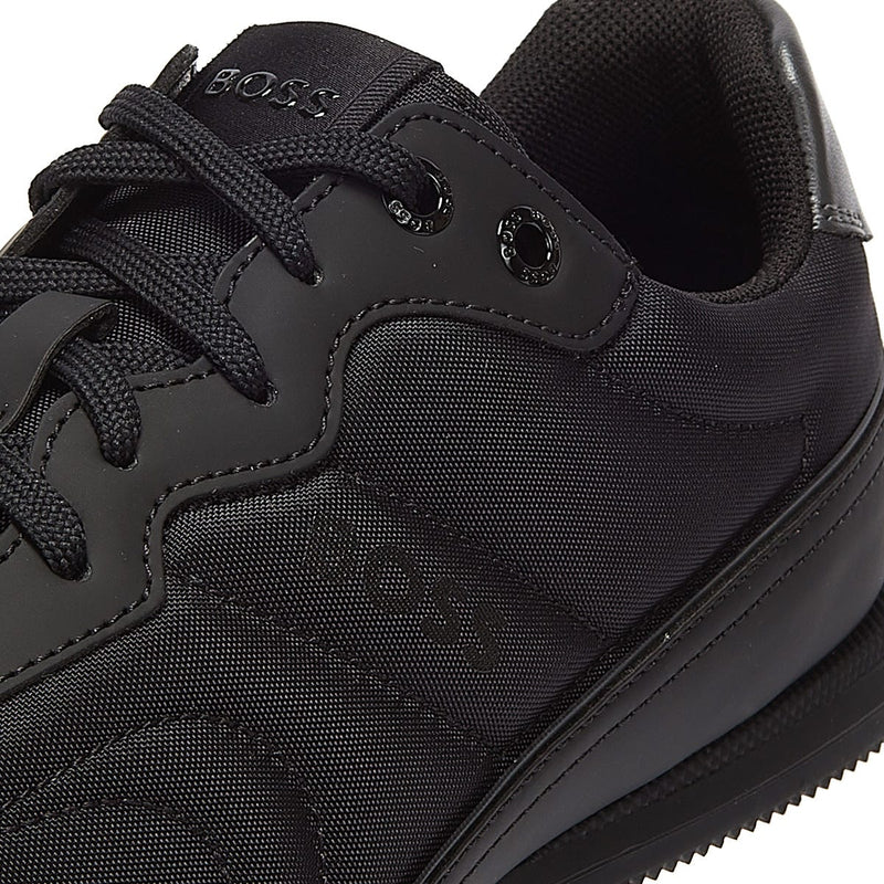 BOSS Rusham Low Nypu Mens Black Trainers