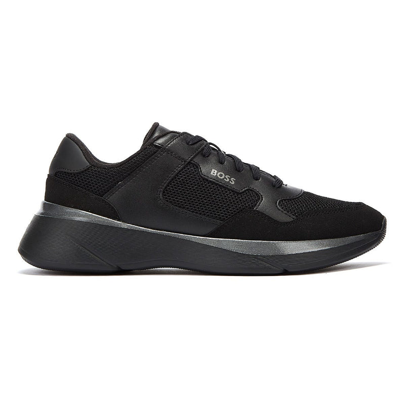 BOSS Dean Runn Memx Mens Black Trainers