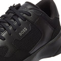 BOSS Dean Runn Memx Mens Black Trainers