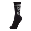 BOSS Rib Shine Logo Mens Black Socks (chaussettes noires)