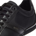 BOSS Saturn Low Mix Mens Black Trainers