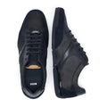 BOSS Saturn Low Mix Mens Dark Blue Trainers