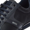 BOSS Saturn Low Mix Mens Dark Blue Trainers