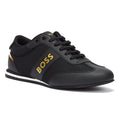 BOSS Rusham Mix Mens Black / Gold Trainers
