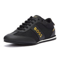 BOSS Rusham Mix Mens Black / Gold Trainers