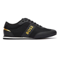 BOSS Rusham Mix Mens Black / Gold Trainers