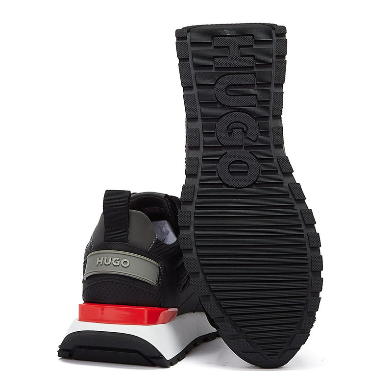 HUGO Cubite Runn Mens Black Trainers