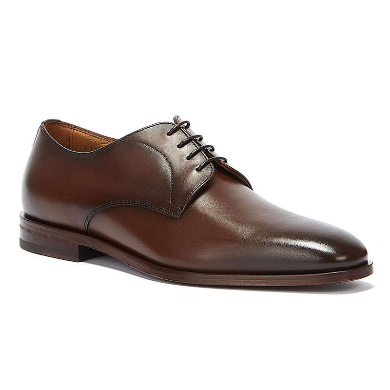 BOSS Lisbon Derby Mens Medium Brown Shoes
