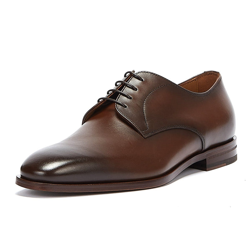 BOSS Lisbon Derby Mens Medium Brown Shoes