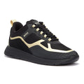 BOSS Titanium Runn Lyme Mens Black / Gold Trainers
