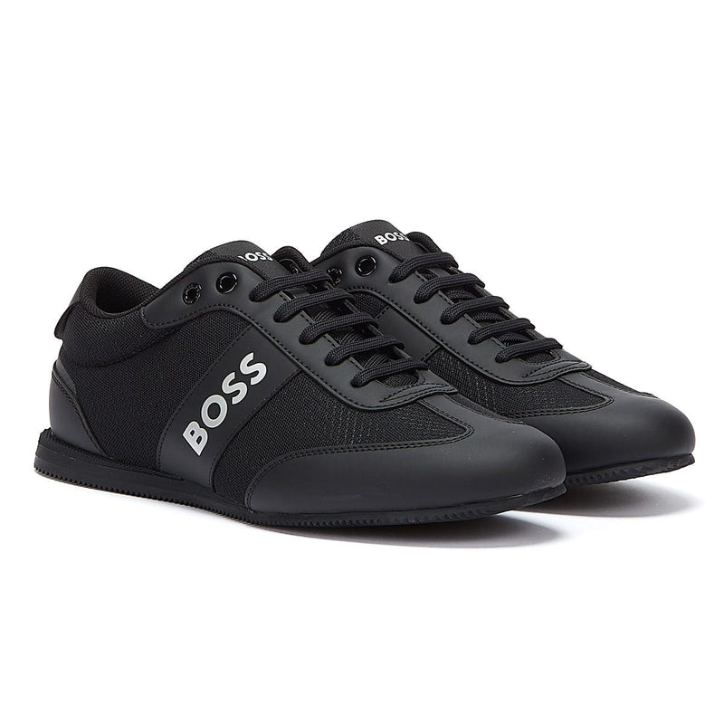 BOSS Rusham Mix Mens Black Trainers