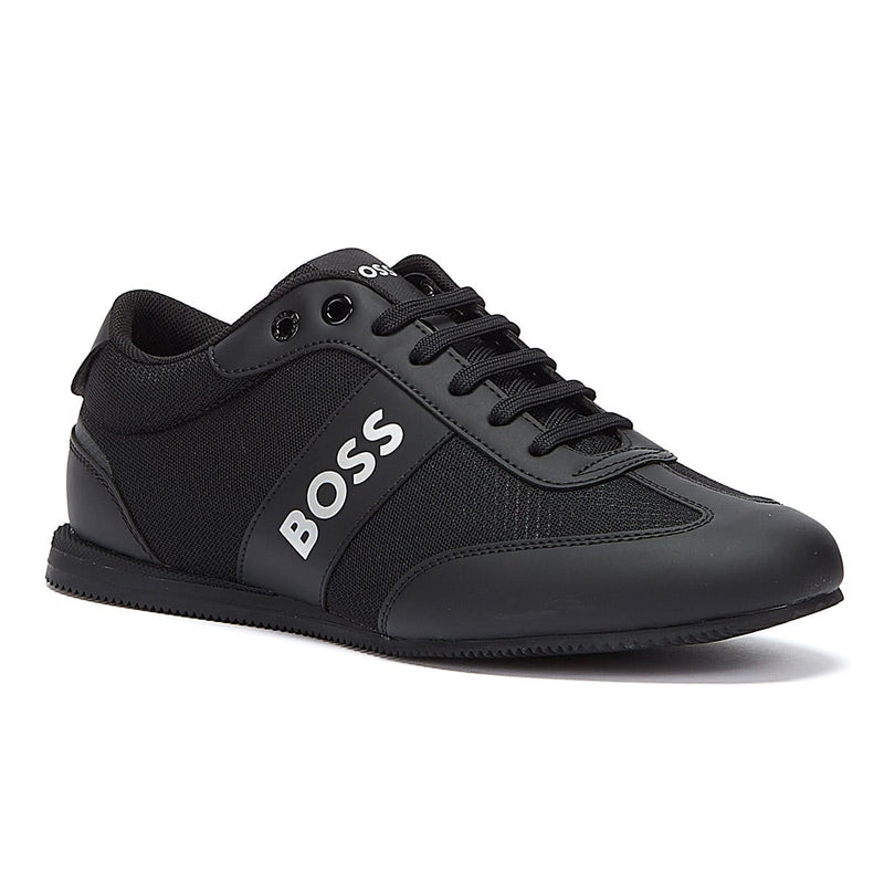 BOSS Rusham Mix Mens Black Trainers