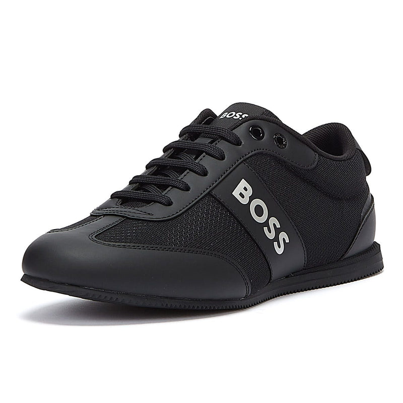 BOSS Rusham Mix Mens Black Trainers