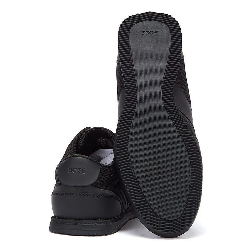 BOSS Rusham Mix Mens Black Trainers