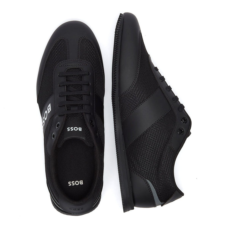 BOSS Rusham Mix Mens Black Trainers