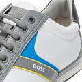 BOSS Saturn Low Mix Mens Open Grey Trainers