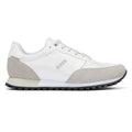 BOSS Parkour Runn Nylon Mix Mens Open White Trainers