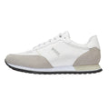 BOSS Parkour Runn Nylon Mix Mens Open White Trainers