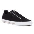 BOSS Aiden Tenn Canvas Mens Black Trainers