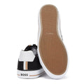 BOSS Aiden Tenn Canvas Mens Black Trainers
