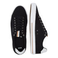 BOSS Aiden Tenn Canvas Mens Black Trainers