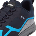 BOSS Titanium Runn Lyme Mens Open Blue Trainers