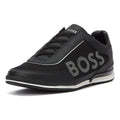 BOSS Saturn Slon Mens Black Trainers