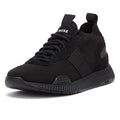 BOSS Titanium Runn Knit Mens Black Trainers