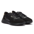 BOSS Dean Runn Mens Black / Gold Trainers