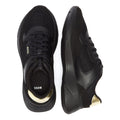BOSS Dean Runn Mens Black / Gold Trainers