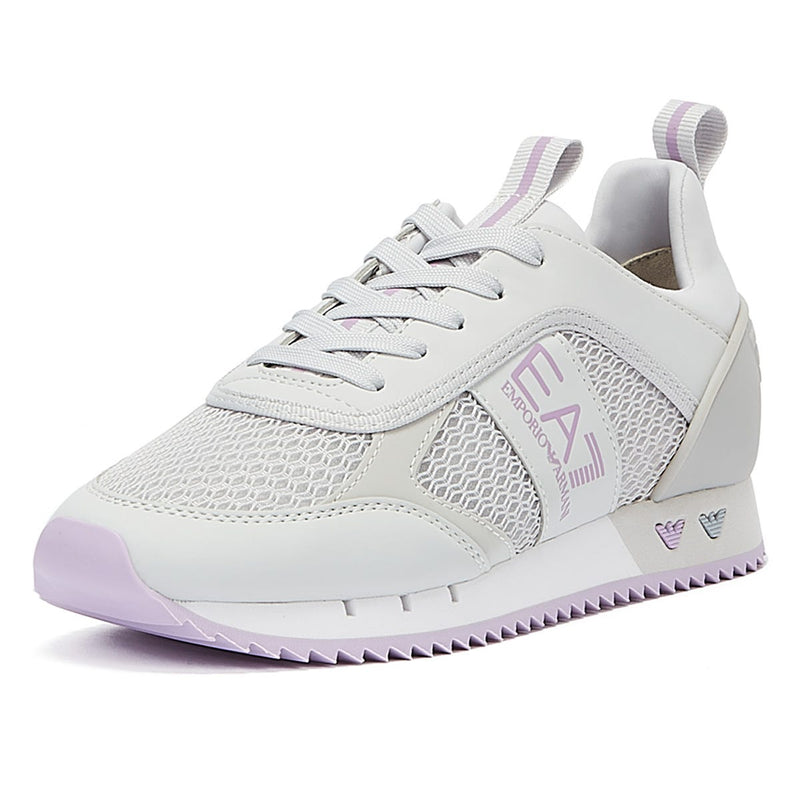 EA7 XK050 Womens Luna Rock / Orchid Trainers
