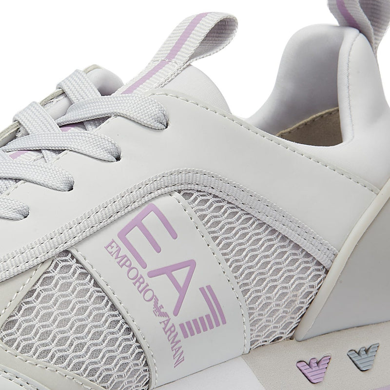 EA7 XK050 Womens Luna Rock / Orchid Trainers