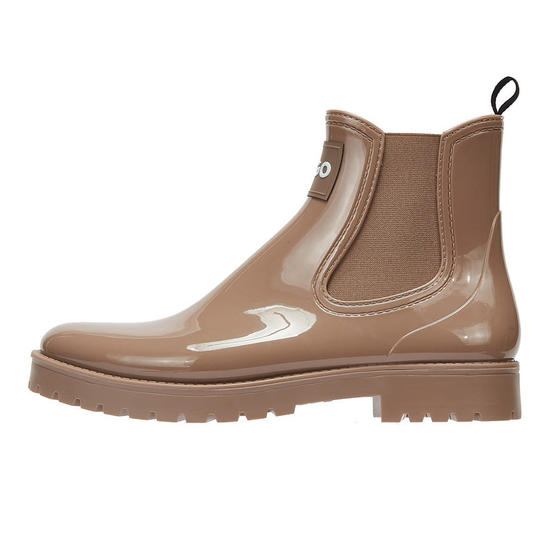 HUGO Tabita Womens Dark Beige Rain Boots