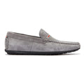 HUGO Dandy Moccassin Suede Mens Dark Grey Shoes