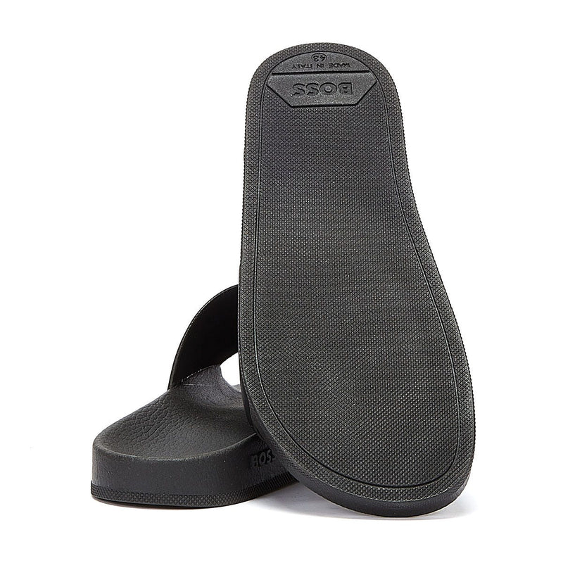 BOSS Sean Mens Black Slides