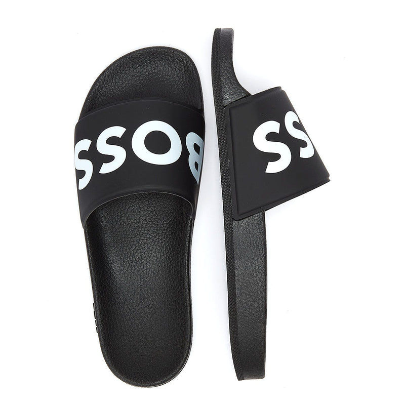 BOSS Sean Mens Black Slides