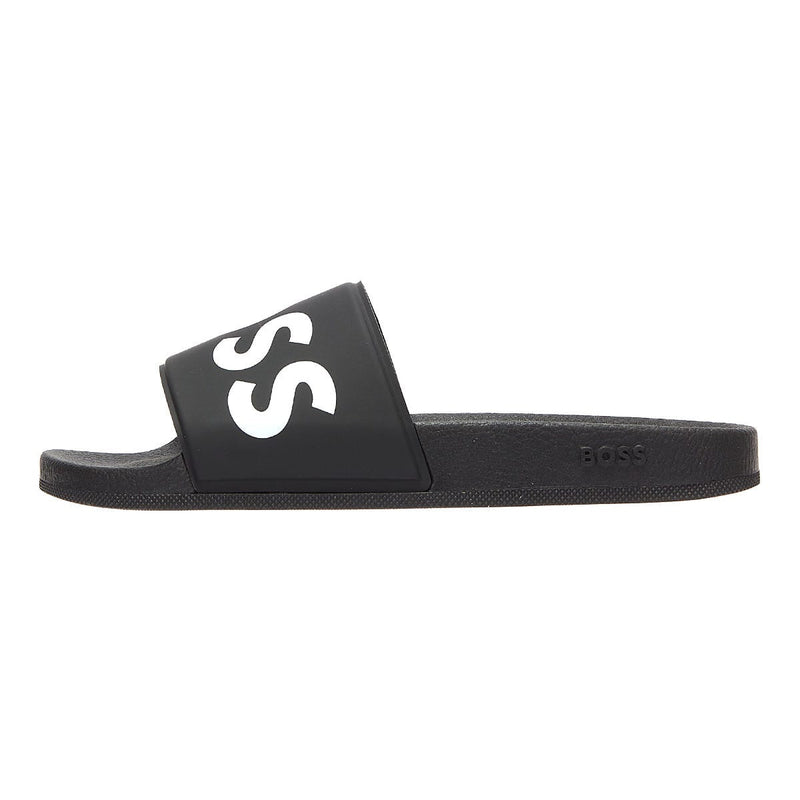 BOSS Sean Mens Black Slides