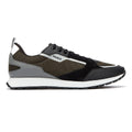 HUGO Icelin Runn Mesh PU Mens Black Trainers