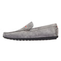 HUGO Dandy Moccassin Suede Mens Dark Grey Shoes