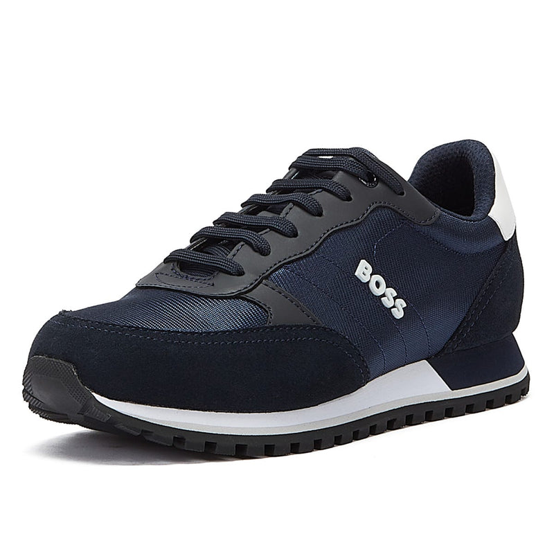BOSS Parkour Runn Mens Dark Blue Trainers