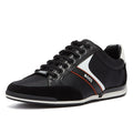 BOSS Saturn Low Mens Black / Red Trainers