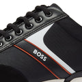 BOSS Saturn Low Mens Black / Red Trainers