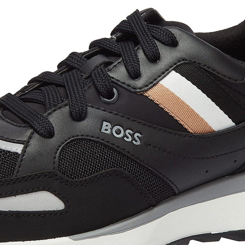 BOSS Jonah Runn Mens Black Trainers