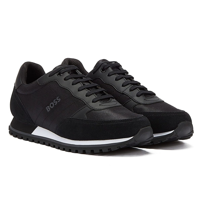 BOSS Parkour Runn Mens Black Trainers