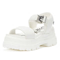 Buffalo Jojo Womens Sandales blanches