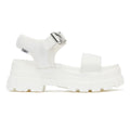 Buffalo Jojo Womens Sandales blanches